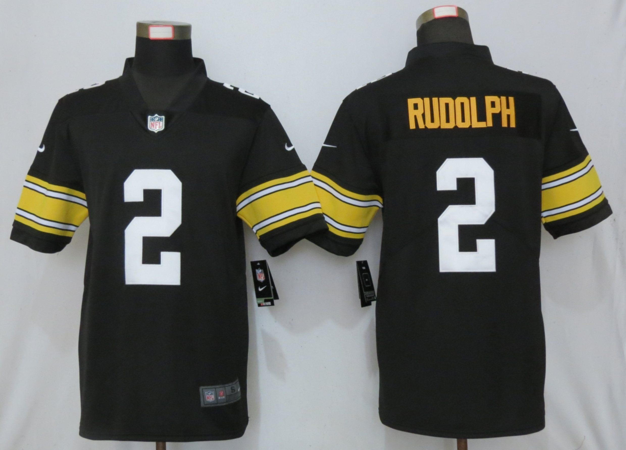 Men Pittsburgh Steelers #2 Rudolph Nike Black Alternate Game NFL Jerseys->women nfl jersey->Women Jersey